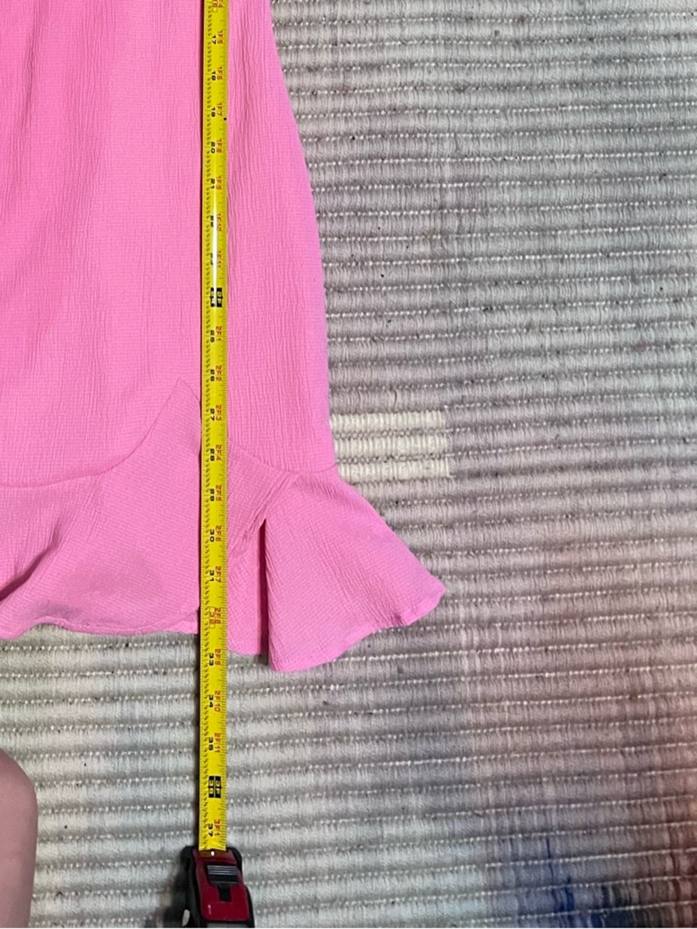 Hello Molly Bubblegum Pink Mini Dress with Spaghetti Straps - Picture 5 of 8